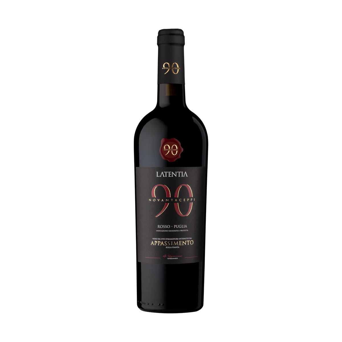 Latentia Novantaceppi 90 Appassimento IGT Puglia 2019 (Апассіменто вино чер сухе) 14