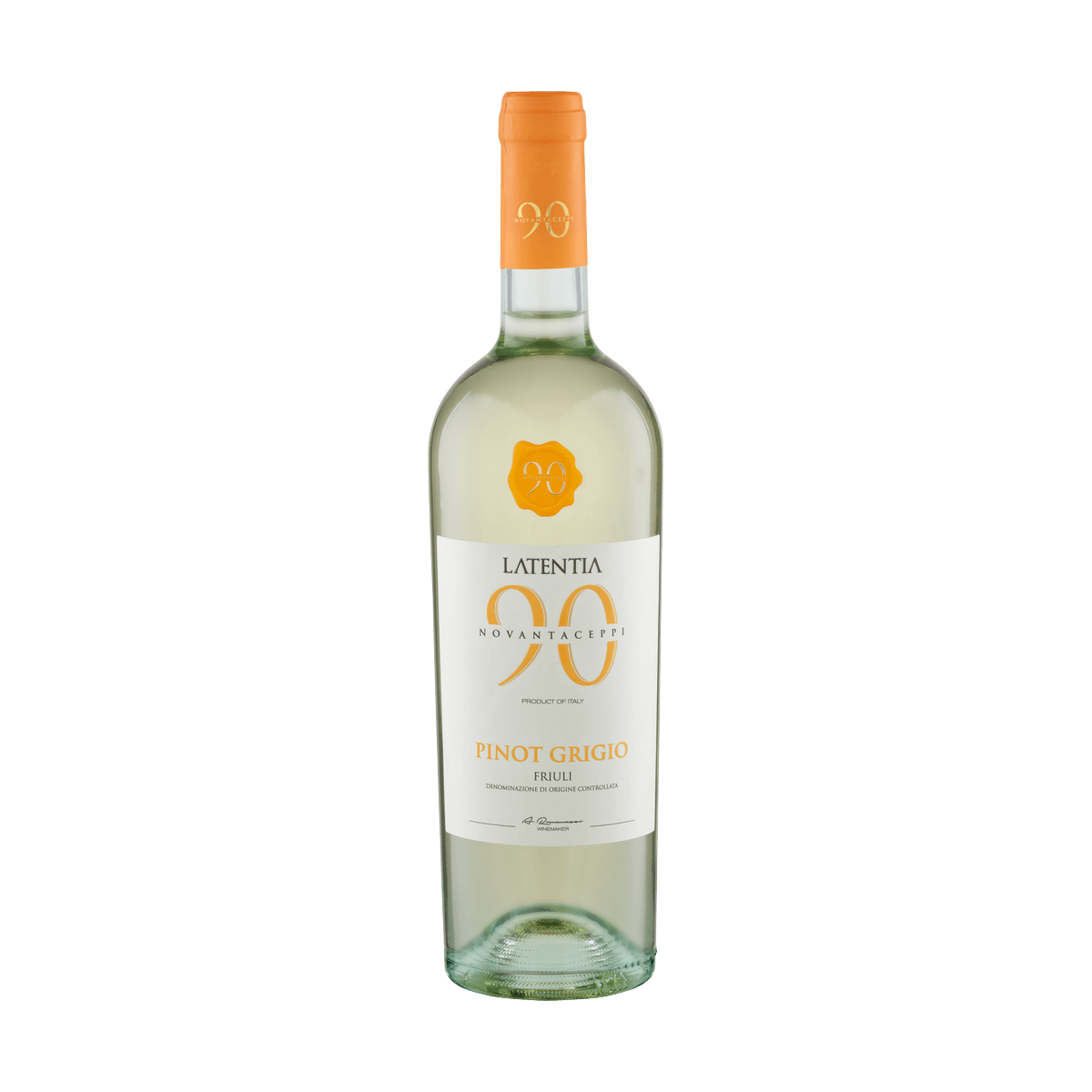 Latentia Novantaceppi 90 Pinot Grigio DOC Friuli 2024 (Піно Гріджио біле сухе) 12% 0