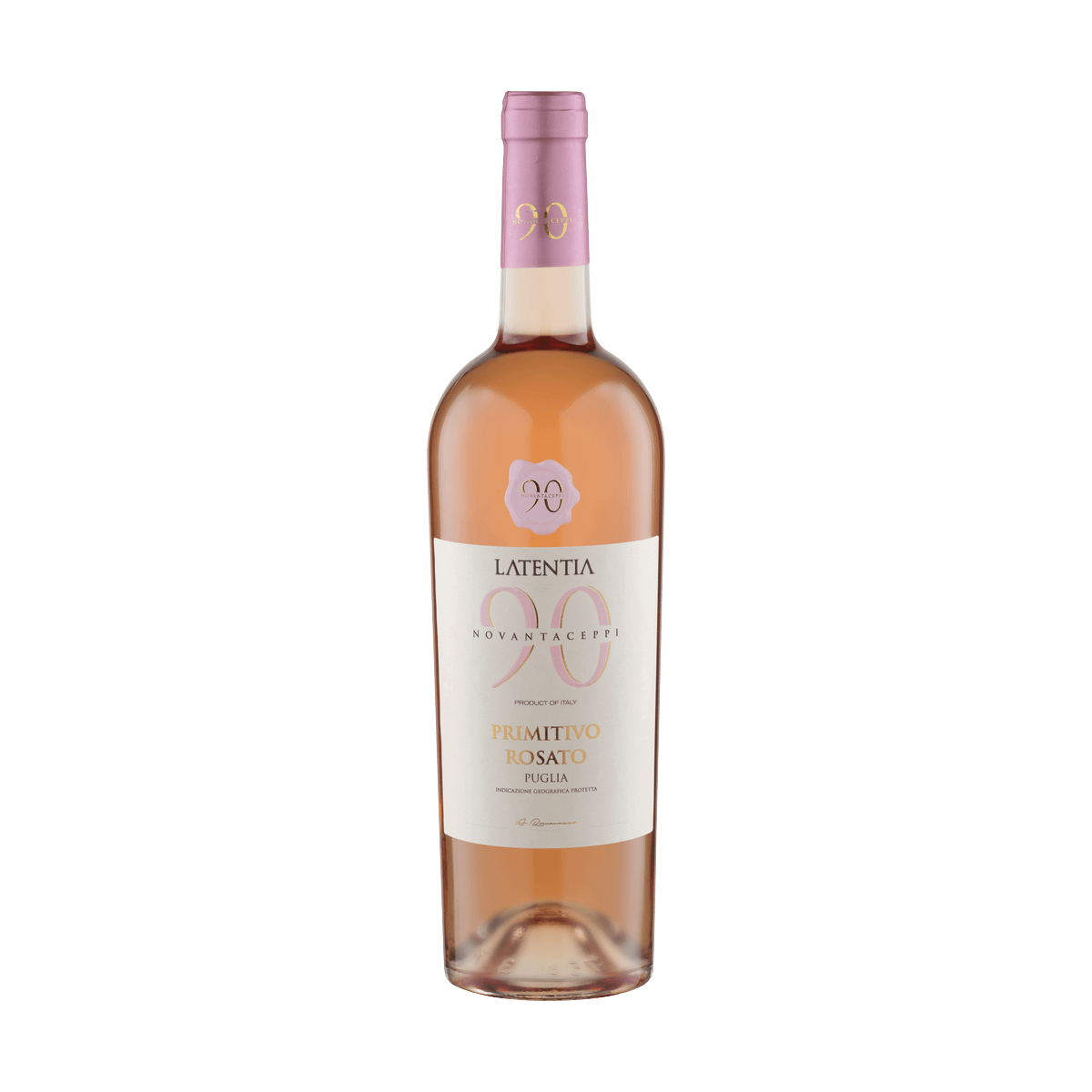 Latentia Novantaceppi 90 Primitivo Rosato IGT Puglia 2022 (Прімітіво рожеве сухе) 12% 0