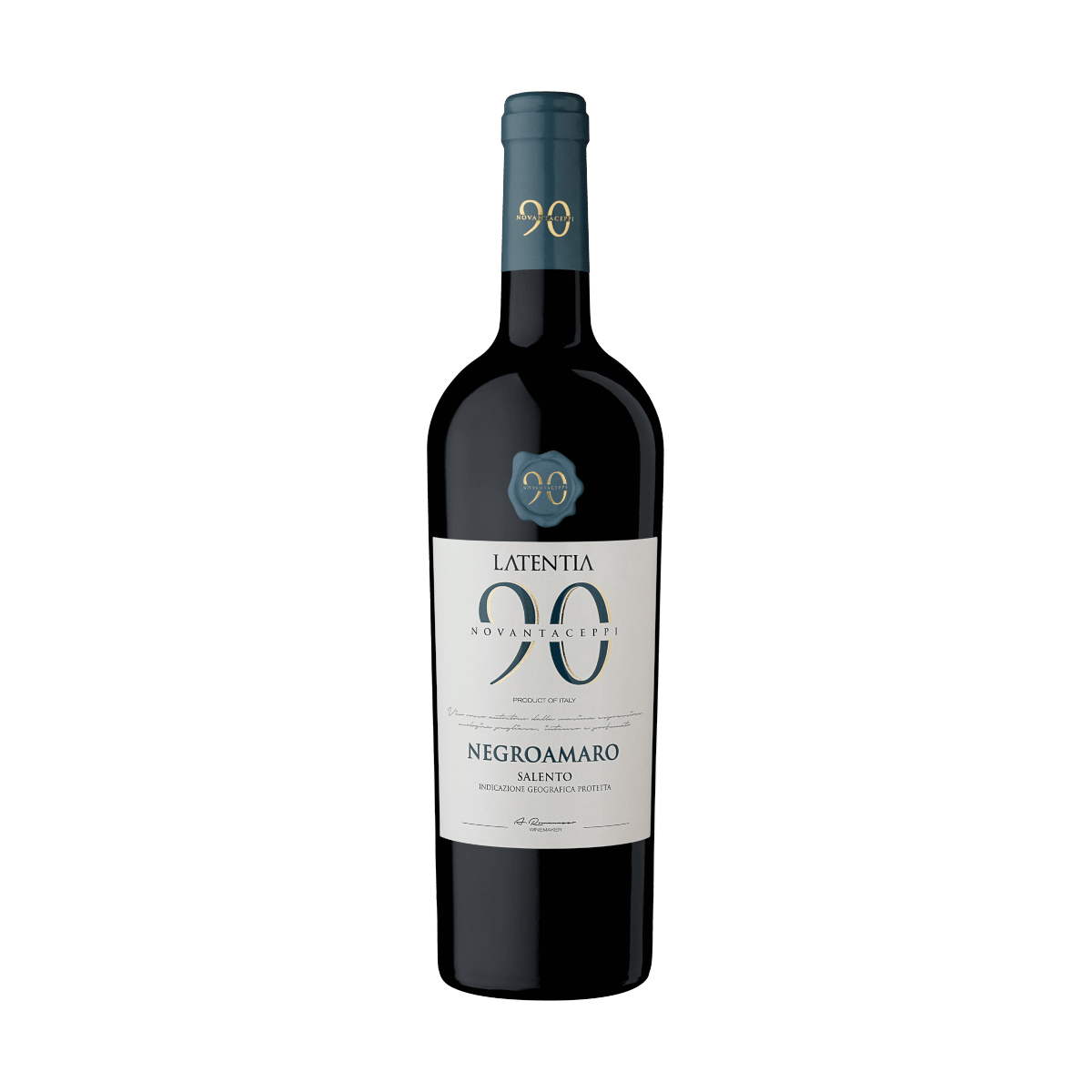 Latentia Novantaceppi 90 Negroamaro Salento IGP 2023 (Негроамаро чер сухе) 13% 0