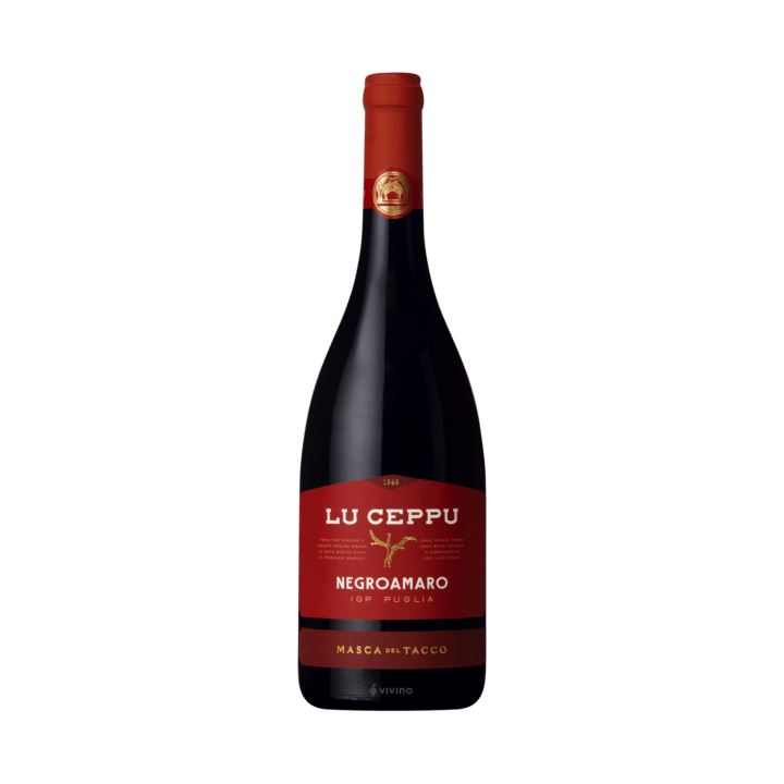 Masca del Tacco Lu Ceppu Negroamaro 2019 (Негроамаро чер сухе) 15% 0.75л