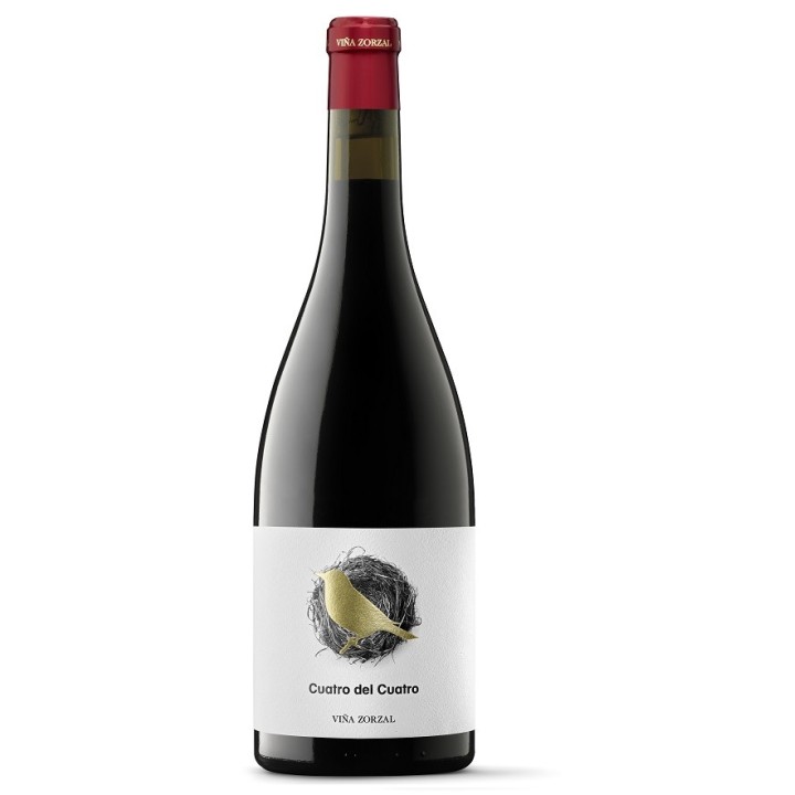 Vina Zorzal Tinto Cuatro del Cuatro 2018 Navarra DO (Кватро Дель Кватро чер сухе) 13