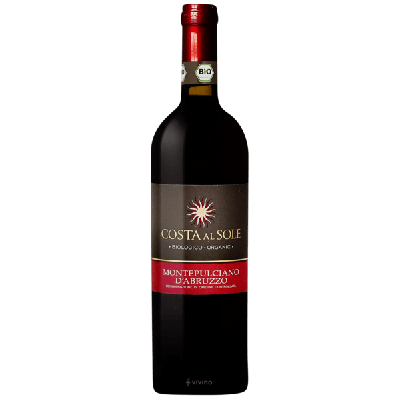 Volpi Costa Al Sole Montepulciano D'Abruzzo DOC 2018 BIO (Монтепульчано Д'Абруццо чер) 13% 0.75л