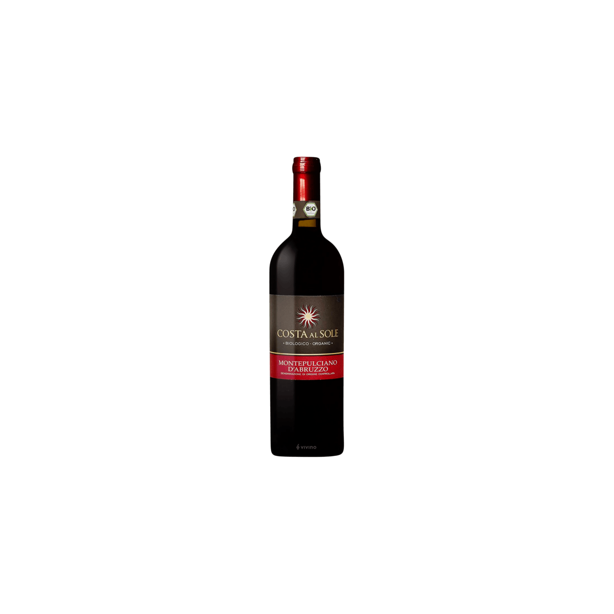 Volpi Costa Al Sole Montepulciano D'Abruzzo DOC 2018 BIO (Монтепульчано Д'Абруццо чер) 13% 0.75л