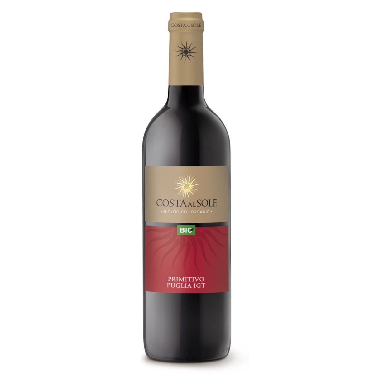 Volpi Costa Al Sole Puglia IGT Primitivo 2018 BIO (Прімітіво чер) 13% 0.75л