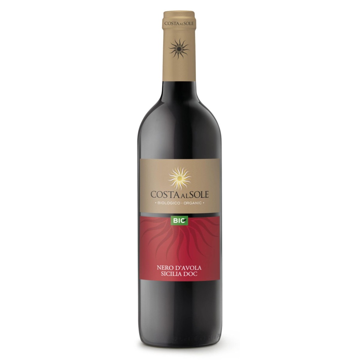Volpi Costa Al Sole Sicilia DOC Nero D'Avola 2018 BIO (Неро Д'Авола чер) 13% 0.75л