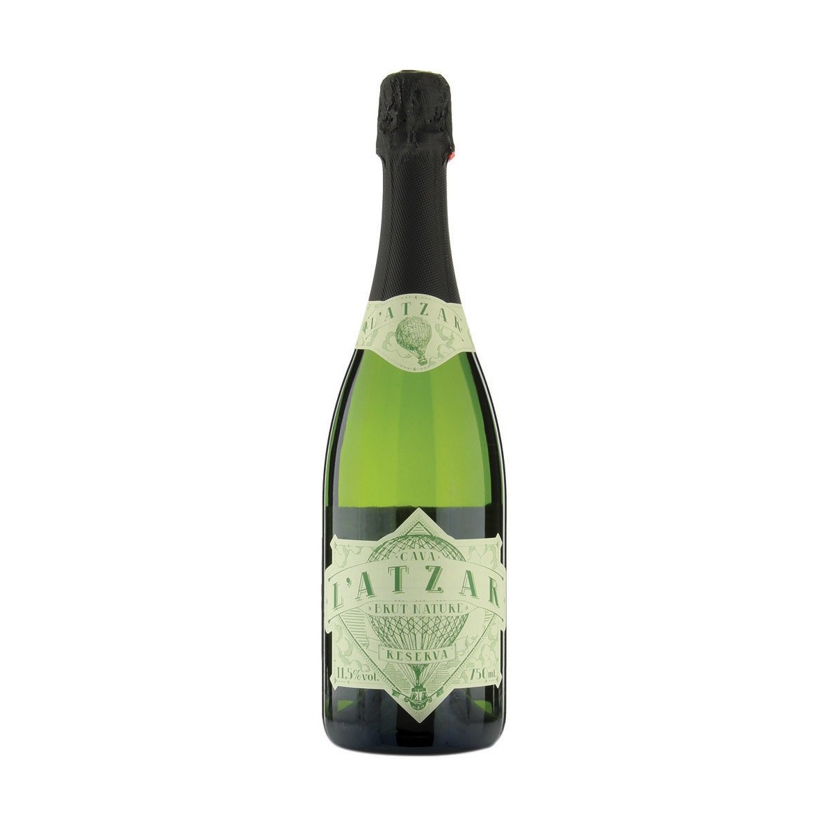Mas la Mola L'Atzar Reserva Brut Nature Cava 2019 (Кава Брют Резерва біле сухе ігристе) 11,5% 0,75