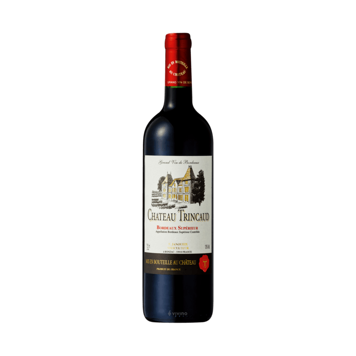 Ch.Trincaud AOC Bordeaux Superieur 2017 (Шато Транку чер сухе) 13% 0.75л